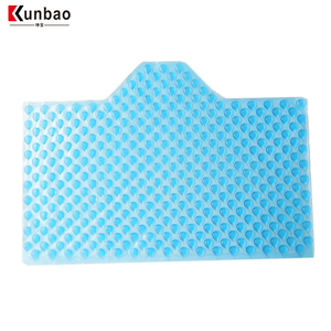 เมมโมรี่โฟมเย็นโพลียูรีเทนสีฟ้าแบบกำหนดเองสำหรับหมอนรองคอนทัวร์หมอนรองคอ - Product Image 6