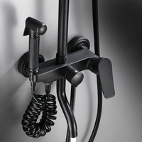 Ensemble de douche de salle de bain de massage par effet de pluie Ensemble de douche de plafond par effet de pluie Salle de bains Ensemble de douche dissimulé Tête OEM en acier inoxydable