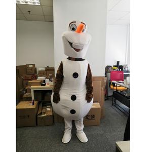 Costume de mascotte populaire, personnage de dessin animé <span class=keywords><strong>Olaf</strong></span>, costume de mascotte, costume de cosplay de <span class=keywords><strong>neige</strong></span> pour adultes - Product Image 1
