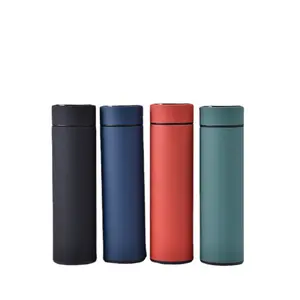 New Arrival Rubber Paint Matte Color Thermos with Custom Logo Gift Thermos 500ML