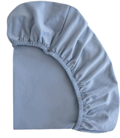 Ensemble de draps pour berceau de bébé 100% coton biologique Style américain 200TC Nombre de fils Écologique 0-6 mois