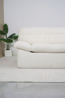 Juego de sofá Seccional de espuma comprimida de envasado al vacío de diseño moderno, muebles para sala de estar, sofá para sentarse en el suelo