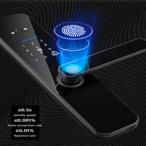 Xsdts <span class=keywords><strong>F8</strong></span> tuya Wifi बायोमेट्रिक स्मार्ट डोर लॉक कैमरा और लकड़ी के दरवाजे के लिए फिंगरप्रिंट - Product Image 4