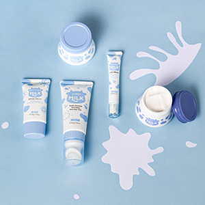 Ensemble de soins de la peau blanchissant naturel organique de <span class=keywords><strong>beauté</strong></span> lait pur blanchissant humide et hydratant 5 pièces ensemble de soins de la peau - Product Image 1