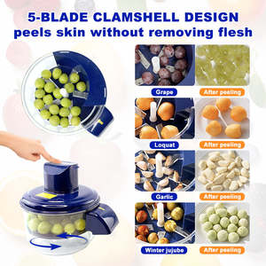 آلة تقشير الثوم الكهربائية اللاسلكية المنزلية، آلة تقشير الفواكه الصغيرة، آلة تقشير العنب الأوتوماتيكية - Product Image 4