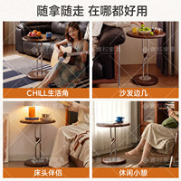 Table basse de style médiéval en bois massif avec structure métallique, pour salon, mobilier de maison, utilisation au chevet