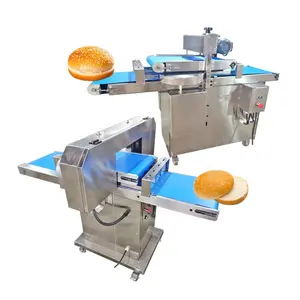 Hamburger Brötchen Horizontal Slicer Flachbrot Schneide maschine für Panini und Hot Dog