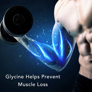 Glicina en polvo de grado alimenticio de alta calidad, aminoácido puro de marca privada, apoya la recuperación muscular y un sueño saludable - Product Image 6