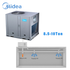 Pour Midea Inverter AC Climatiseur 8.5-10 tonnes Large gamme d'applications <span class=keywords><strong>Pas</strong></span> <span class=keywords><strong>cher</strong></span> sur le toit Paquet Unité Debout Conduit Emballé Pompe - Product Image 2