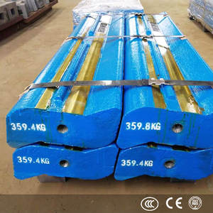 Barra de Impacto de Acero con Alto Contenido de Manganeso para Trituradora de Piedra Caliza, Piezas de Repuesto con Insertos de Cerámica - Product Image 5