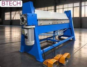 Machine à plier les conduites d'air en tôle d'acier semi-automatique, facile à utiliser, plieuse industrielle, épaisseur 1,2-1,5 mm, 2500 mm - Product Image 1