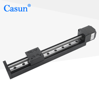 Micro-actuateur linéaire 12-24V T6 à vis sans fin, mini-moteur pas à pas linéaire, rail linéaire, course 50-800mm, petit guide linéaire pour robot