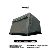 Tente gonflable d'extérieur quatre saisons pour 23 personnes, camping en couple, prête à l'emploi, abri pliable automatique et portable, robuste 3000 mm