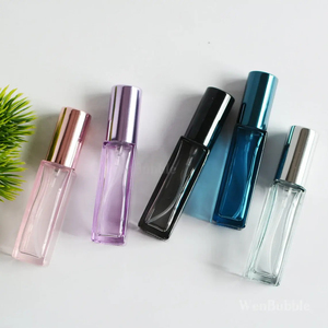 Mini Botellas de Perfume de Vidrio Transparente Recargables de 3ml-30ml, Fondo Grueso Cuadrado, Pulverizador de Perfume con Logotipo Personalizado - Product Image 6