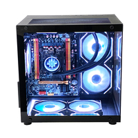 PCOOLING Nouveau Design Usine Atx Gaming Computer Case Pc Case Hd Usb3.0 Verre Trempé Computer Case & Towers Pc Chassis