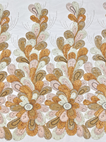 Tissu en dentelle à paillettes NI.AI, nouveau design, tissu en dentelle à paillettes de luxe, tissu en tulle à paillettes pour robe de soirée de mariage