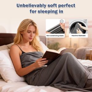 Sleep Pod for Deeper Sleep Wearable Blanket with Comfy Hoodie Home Camping Sleeping Bag Guide Your Mind and Body to Restful - Product Image 5