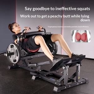 Appareil de musculation en acier pour fessiers et hanches, idéal pour les exercices de poussée de hanche, le renforcement du tronc et l'entraînement abdominal et lombaire - Product Image 3