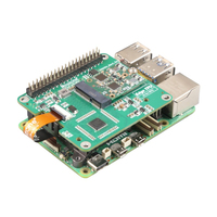 Mcuzone Kit MPDTPU papan pengembangan antarmuka ganda untuk Raspberry Pi 5 papan Kit TPU tepi karang Google dua arah