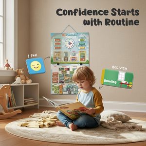 Calendrier magnétique pour enfants, maternelle, tout-petits, apprentissage des jours, de la <span class=keywords><strong>semaine</strong></span>, du mois, de la météo - Product Image 4