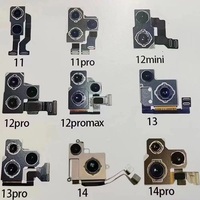 Lentille bleue de remplacement de la caméra arrière pour iPhone 7 8 Plus X XS XR XSM 11 12 13 14 15 Pro Max Mini