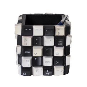 Recycled <b>Computer</b> <b>Keyboard</b> Keycaps Pen Holder Eco Friendly Desk Organizer recycled Plastic Chipboard Pencil <b>Stand</b> Supply - Product Image 1