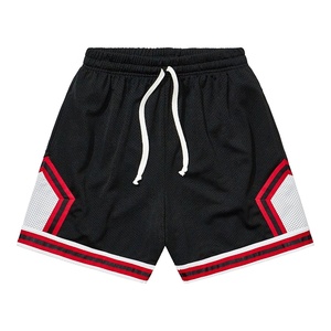 Short de basket-ball en maille pour homme Streetwear Blank Sports Summer avec poches - Product Image 4