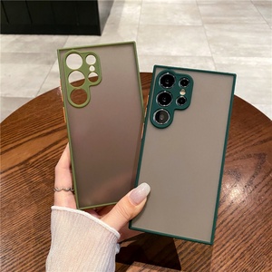 เคสโทรศัพท์บางเฉียบ โปร่งใส แบบด้าน สำหรับ Samsung S25 S24 S23 S22 S21 S20 S10 FE Note 20 10 9 Plus Ultra - Product Image 2