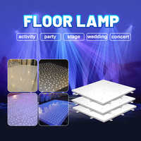 Tapis de danse lumineux LED sans fil IP65 3W, équipement d'éclairage de scène pour les fêtes et les mariages