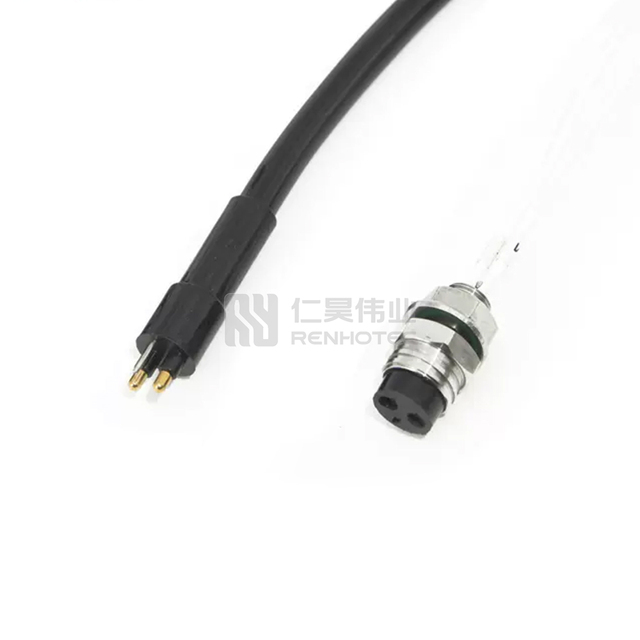 High Power Circular Underwater Connector 2 Pin Watertight Cable