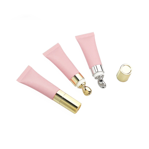 High Quality Lip Gloss Tubes 10ML Custom Logo Pink Squeeze Tube Lotion <b>Cream</b> Packaging Empty Tube - Product Image 2