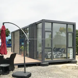Profession elle 2-stöckige modern gestaltete vorgefertigte mobile modulare Häuser Fertighaus Container haus mit Dekoration