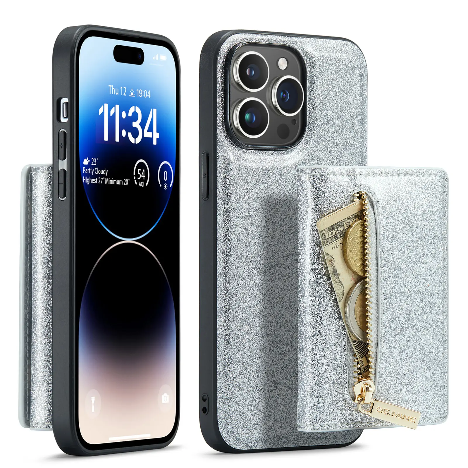 2 In 1 Detachable Magnetic Leather Wallet Phone Case Cover for google pixel 6 pro 7 pro factory warehouse hot sell in amazon