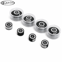 Embouts de queue de billard professionnels Kamui Series 14 mm en noir Athlete transparent, souples, moyens ou durs, pour clubs de billard (vente en gros)