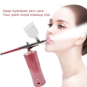 Kit de pulvérisation portable pour maquillage des ongles et décoration de gâteaux avec pistolet pulvérisateur en cuivre et compresseur pour la peinture artistique sur modèle, la coiffure et les loisirs créatifs - Product Image 4