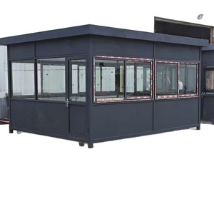Steel Structure Sentry <b>Box</b> Guard House Outdoor Mobile Steel <b>Security</b> Booth Industrial Design For Factory Property Use - Product Image 5