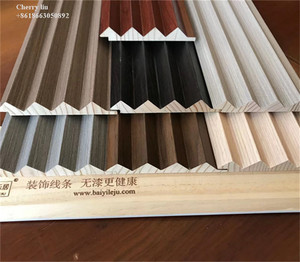 Panneau mural rainuré 3D décoratif intérieur imperméable, revêtement mural en bois - Product Image 2