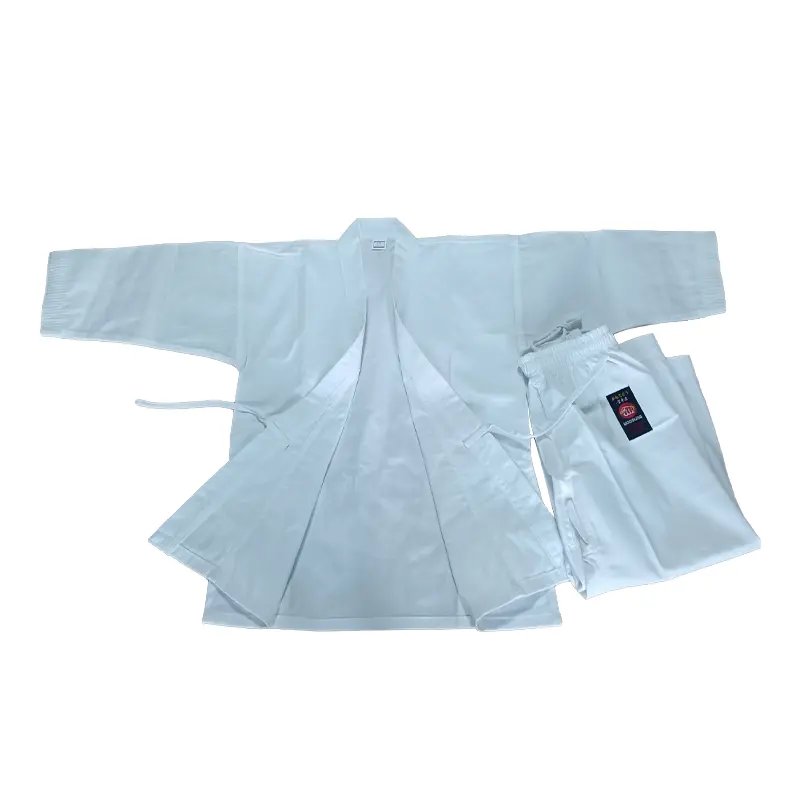 Prezzo di fabbrica woosung vendita karate uomo vestito wkf approvato karate tuta uniforme karate wkf 380gr