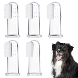 Vente en gros d'usine - Brosse à dents pour animaux de compagnie super douce pour le soin dentaire des chiens et des chats - Product Image 1