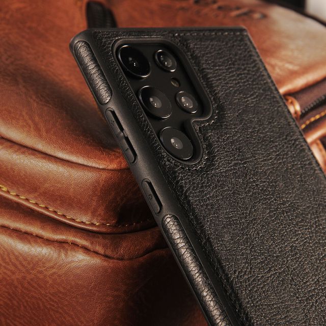 CasePeak Luxury Premium PU Leather Phone Case for Samsung Galaxy S25 Edge S24 Ultra S23 Plus S22 Mobile Phone Back Cover