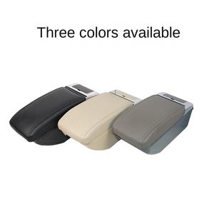 Nouvelle boîte d'accoudoir de voiture invisible avec port de charge USB, porte-gobelet, rangement - Design multifonctionnel en plastique, modèle AC-487 - Product Image 6