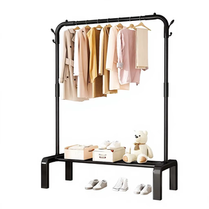 Porte-vêtements robuste à double barre pour ranger de grandes quantités de vêtements et de cintres - Product Image 4