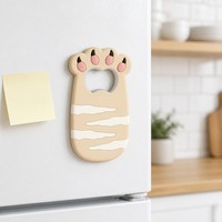 Ouvre-bouteille de bière en PVC souple 3D personnalisé OEM ODM, ouvre-boissons en métal robuste avec insert, vente en gros, cadeau