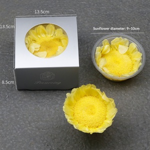 Tête de tournesol éternelle, Matériel floral DIY, Matériel de fleurs naturelles en gros pour la Fête des Enseignants - Product Image 2