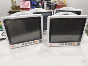 Moniteur patient ECG portable 12 canaux, système de surveillance médicale multiparamétrique, homologué CE, avec chariot en option WPM-12E - Product Image 5