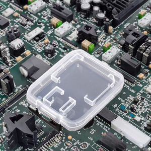 Wholesale Mini Transparent Plastic PP Memory <b>Card</b> <b>Case</b> for <b>SD</b> TF <b>Cards</b> Container for Consumer Electronics - Product Image 3
