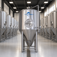 Tanks de Fermentation Coniques en Acier Inoxydable Tonsen de Haute Qualité 6000L 60BBL 60HL pour Brasserie Artisanale