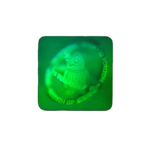 Hochwertiger Hologramm-Aufkleber Kundenspezifischer Film Laserdruck 3D Holographisches Halbtransparentes Polymer-Etikett - Product Image 1