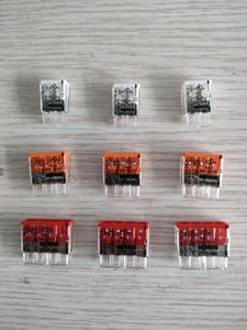 WAGOs originali 2773-402/403/404/405/406/408 DIN Rail blocchi terminali 4-8 poli 32A pinza connettori - Product Image 4