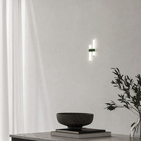 Lámpara de Pared LED para Interiores, Doble Tubo de Luz, IP44, 3000K, Blanco Cálido, Moderna, de Aleación de Zinc, CRI 90, para Baño, Hogar y Oficina